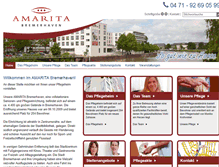 Tablet Screenshot of amarita-bremerhaven.de